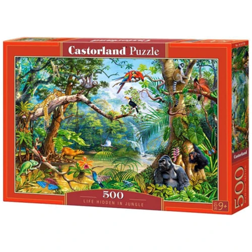 Пазл Castorland 500 животные Жизнь в джунглях (0505-52776)