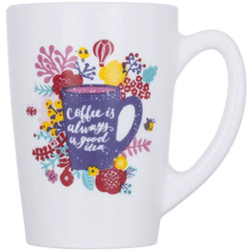 Набір чашок Luminarc New Morning Coffe Is Always A Good Idea 2х320 мл (P5148): Обсяг 320