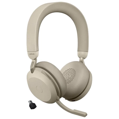 Наушники Jabra Evolve2 75 MS Stereo USB-A Biege (27599-999-998): Диапазон частот (Гц) 20-20000