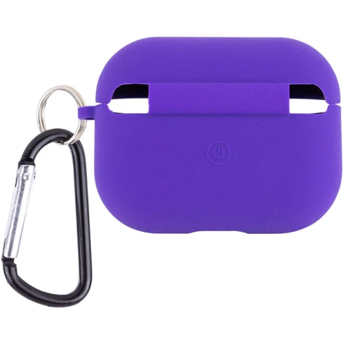 TPU Silicone Case with Carabiner Ultra Violet for Apple AirPods Pro 2/Pro фото 2