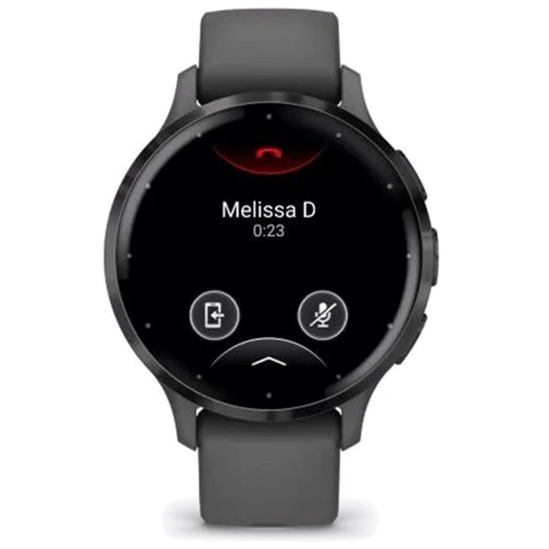 Смарт-часы Garmin Venu 3S Slate Stainless Steel Bezel with Pebble Grey Case and Silicone Band (010-02785-00): Дисплей 1.2" AMOLED (390x390)