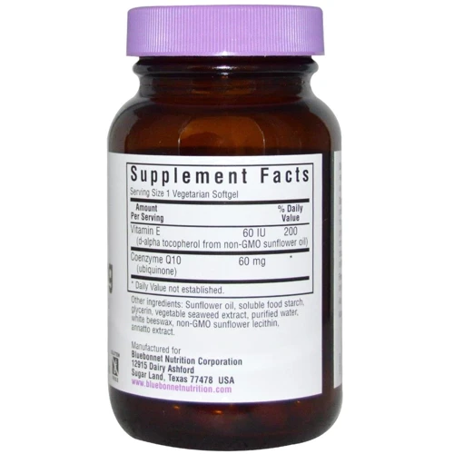 Bluebonnet Nutrition CoQ10 60 mg 30 caps: Тип Коэнзим