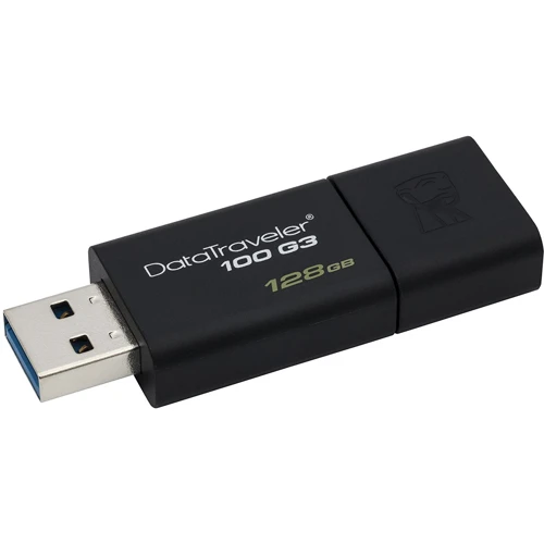 USB-флешка Kingston 128GB DataTraveler 100 G3 USB 3.0 Black (DT100G3/128GB): Максимальна швидкість запису, МБ / с 10