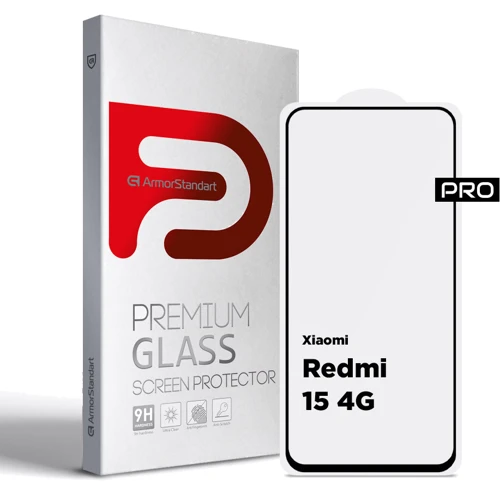

ArmorStandart Tempered Glass Pro Black for Xiaomi Redmi 15 (ARM85415)