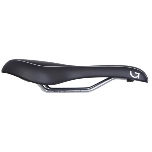 Седло Green Cycle GSD-254 Moderate Unisex, стальные рейлы, черное