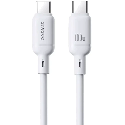 Кабель Baseus Cable USB-C to USB-C Silky Series 100W 2m White (P10377704213-01)