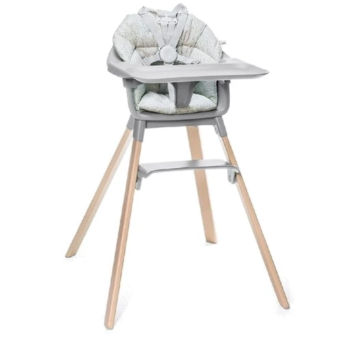 Текстиль для стульчика Stokke Clikk, Grey Sprinkles, белый (552201)