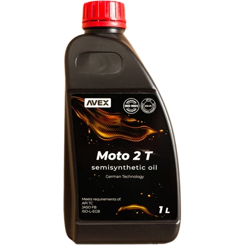 Моторное масло Avex MOTO 2T API TC 1 л
