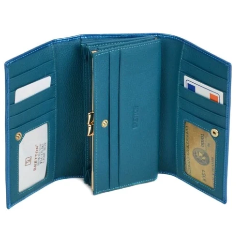 Женский кошелек Bretton голубой (26620 l-blue): Пол Женский