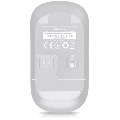 Мышь REAL-EL RM-311 Wireless Black (EL123200041): Радиус действия 10 м