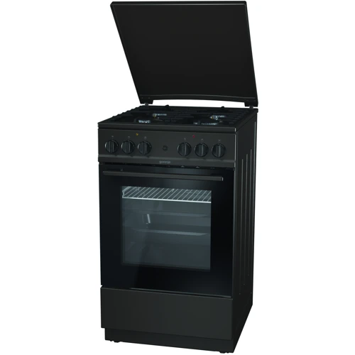 Плита комбінована Gorenje K5141BRF: Управління механічне, перемикачі: поворотні
