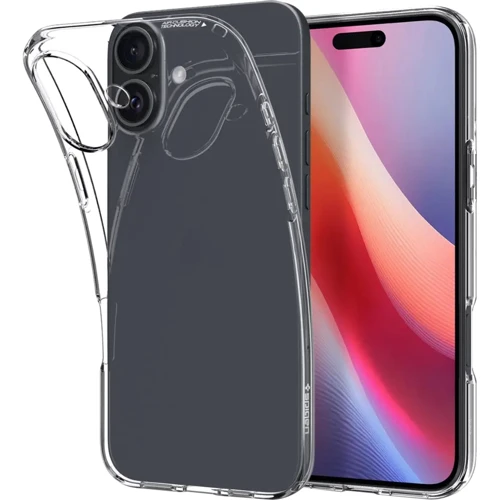Чехол для iPhone Spigen Liquid Crystal Crystal Clear (ACS08190) for iPhone 16 фото 7