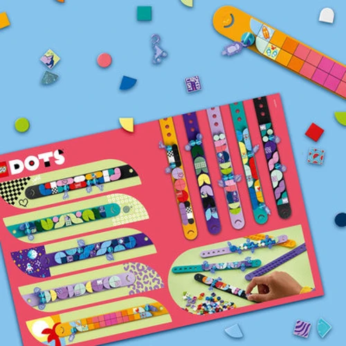 Конструктор LEGO DOTS Меганабор для создания браслетов (41807): Количество деталей, шт. 388
