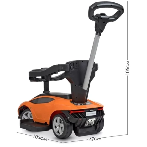 Каталка-толокар Bambi 2в1 помаранчевий (3726-7)