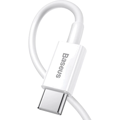 Кабель Baseus Cable USB-C to Lightning Superior Series PD 20W 1m White (CATLYS-A02): Довжина 1 м