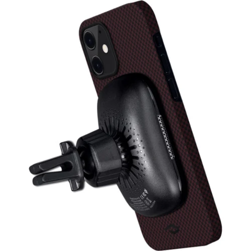Чохол для iPhone Pitaka MagEZ Case Plain Black / Red (KI1204) for iPhone 12 mini фото 5