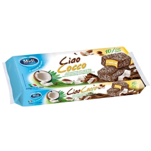 Бисквитные пирожные Midi Ciao Cocco, 350 г (WT4480)
