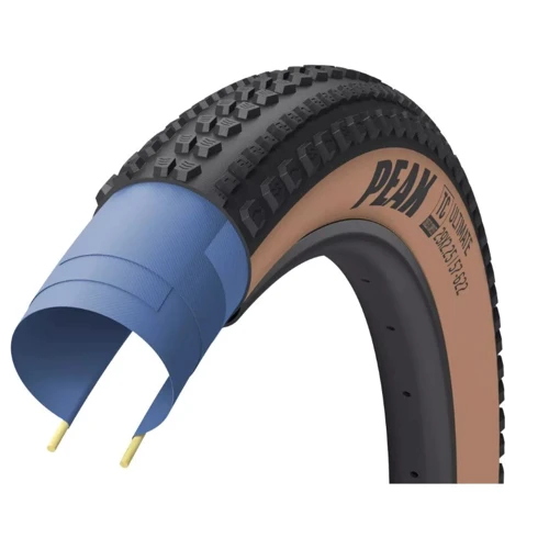 Покрышка 700x40 (40-622) GoodYear PEAK Ultimate Tubeless Complete, Blk/Tan (TIR-99-34)