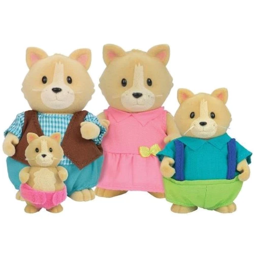 Набір фігурок Li'l Woodzeez Родина Котиків (6156Z)