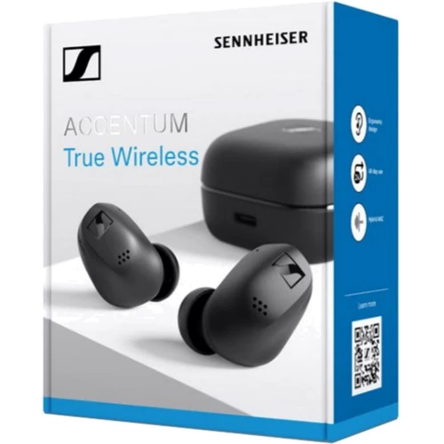 Наушники Sennheiser ACCENTUM True Wireless Black (700262): Тип крепления без креплений
