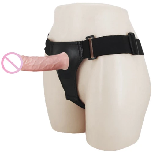 Страпон LYBAILE Vibrating Strap On Flesh