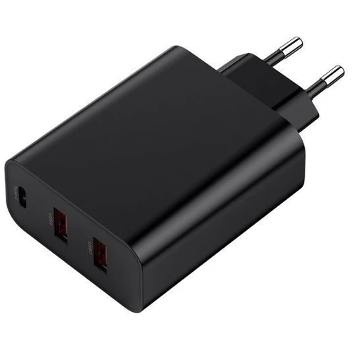 Зарядное устройство Baseus Wall Charger PPS Three Output Quick Charger (C+U+U) 60W EU Black (CCFS-G01): Кабель в комплекте отсутствует