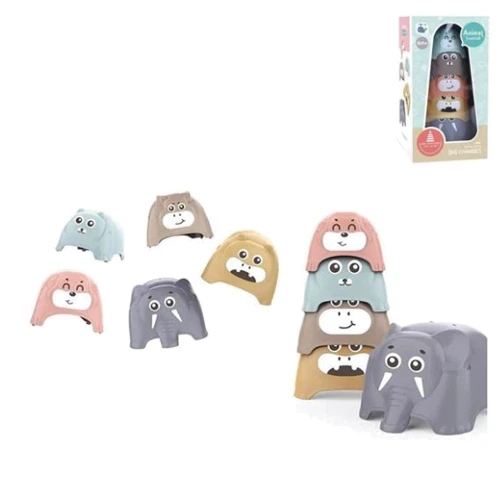 Игрушка для купания Bambi Логика, пирамидка животных (666-01): Производитель Bambi