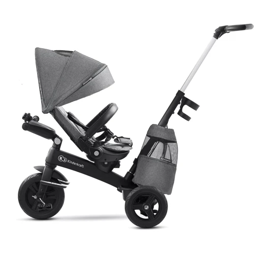 Триколісний велосипед Kinderkraft Easytwist Platinum Grey (KKRETWIGRY0000) фото 7