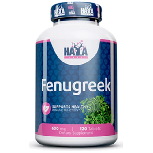 Haya Labs Fenugreek 600 мг Пажитник 120 таблеток