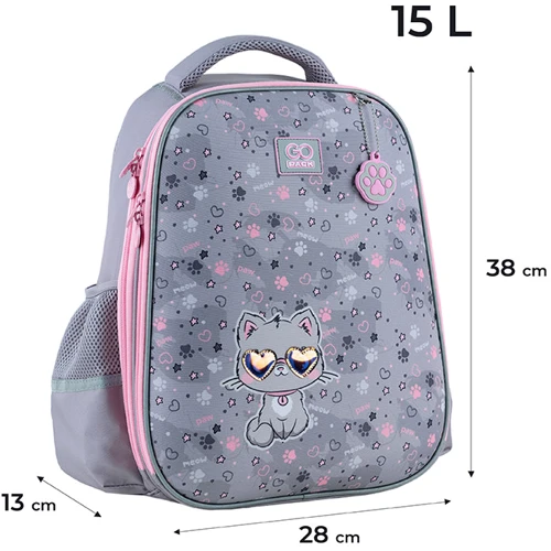 Рюкзак GoPack Education полукаркасный 165M-3 Meow (GO24-165M-3) фото 15