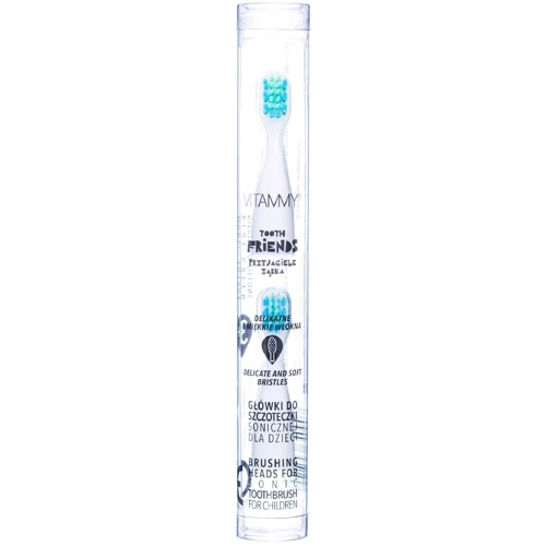 Головки для звуковой зубной щетки VITAMMY Friends, 2шт blue-green