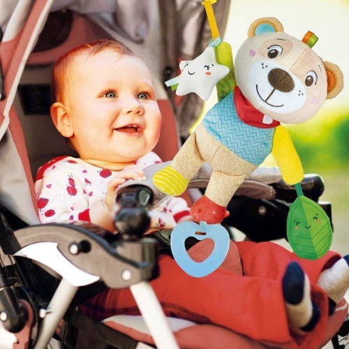 Погремушка на коляску Clementoni Easy-Peasy Soft Bear (8005125177882)