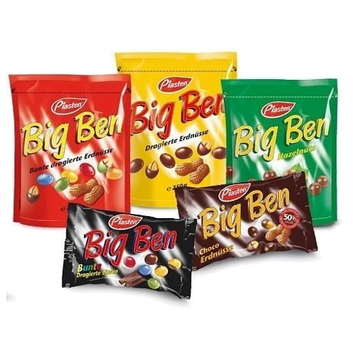 Цукерки драже Piasten Big Ben Bunte 100 г (WT2415): Вага, г 100