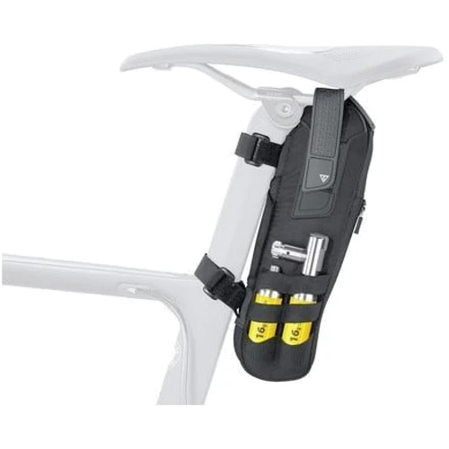 Велосумка Сумка під сідло Topeak Tri-BackUp Tire Bag СО2 (TBU-TIB): Тип кріплення На раму, Под седло