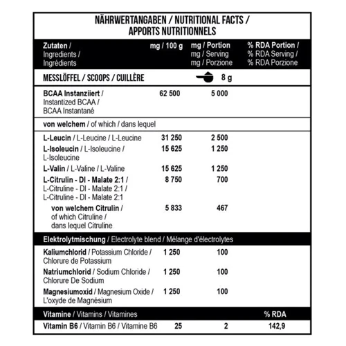 Амінокислота для спорту MST Nutrition BCAA Essential Pharm 240 g /30 servings/ Red Grapefruit: Смак Рожевий грейпфрут