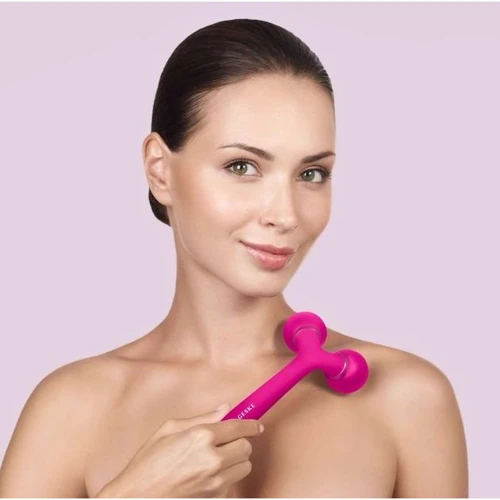 Масажер Звуковий ролик для обличчя та тіла GESKE Sonic Facial & Body Roller 4 в 1 Magenta (GK000041MG01)