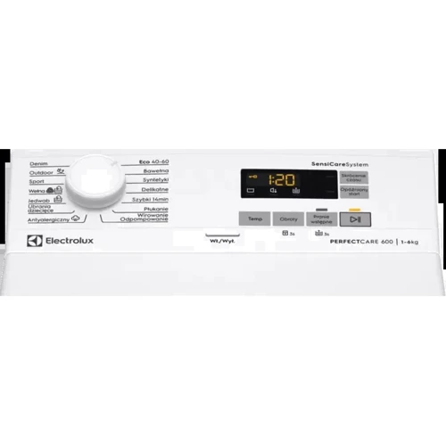 Стиральная машина Electrolux EW6TN25061P: Тип загрузки вертикальная