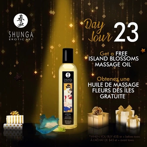 Массажное масло Shunga Sensual - Island Blossoms (250 мл)