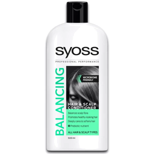 Schwarzkopf Syoss Balancing 500 ml Бальзам для всіх типів волосся і шкіри голови