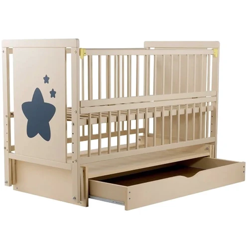 Детская кроватка Babyroom Звездочка Z-03 слоновая кость (624471)