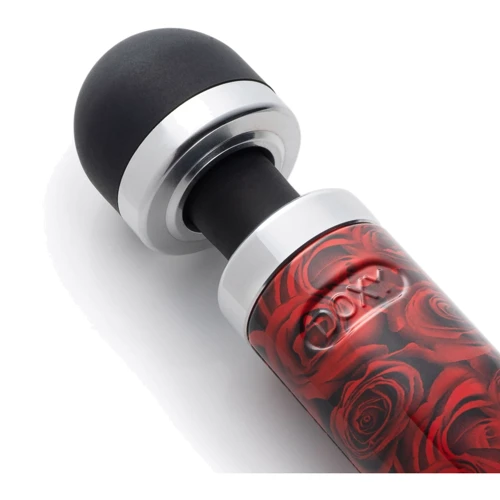 Вибромассажер DOXY Die Cast 3R ROSE PATTERN (металлический корпус)