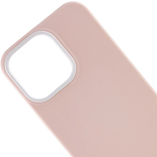 Чехол для iPhone Mobile Case TPU+PC Bichromatic Grey Beige / White for iPhone 13 Pro Max: Цвет бежевый