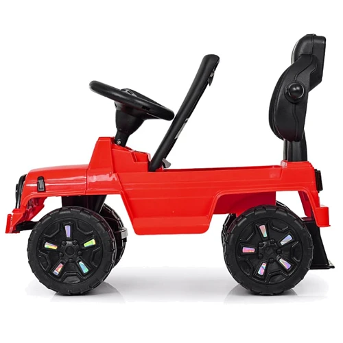 Машинка 2в1 каталка-толокар Bambi красный (M 4128L-3)