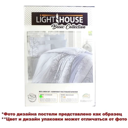 Комплект постільної білизни LightHouse Ash Roses бязь голд євро рожевий (12106_2.0LH): Матеріал бязь