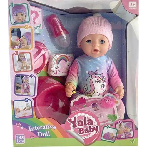 Пупс Yala Baby функциональный с аксессуарами (BL 038 K)