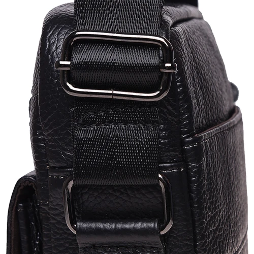 Мужская сумка планшет Borsa Leather черная (K18154-black): Пол Мужской