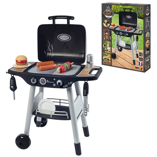 Игровой набор Smoby Toys Барбекю гриль на колесах (312001)