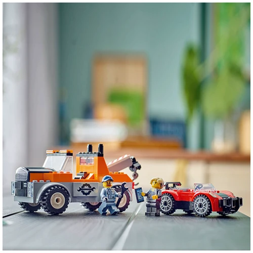 Конструктор LEGO City Эвакуатор и ремонт спортивных автомобилей (60435) фото 6