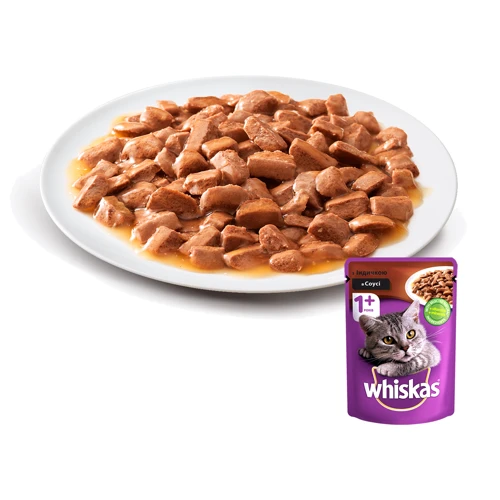 Вологий корм для котів Whiskas з індичкою в соусі 100г (4770608253165): Вік молоді