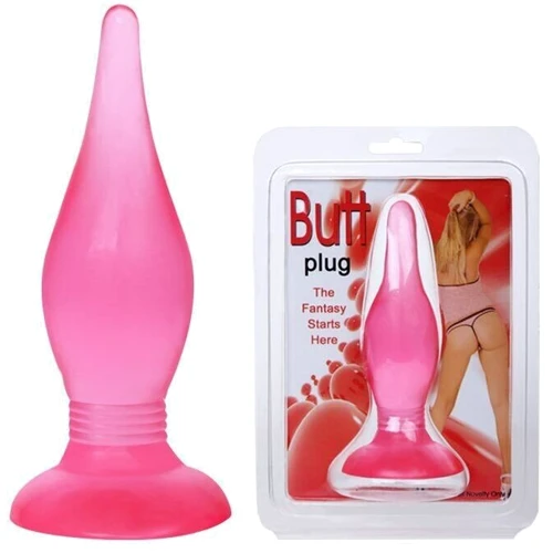 Анальная пробка на присоске Butt plug, BI-017006 Pink